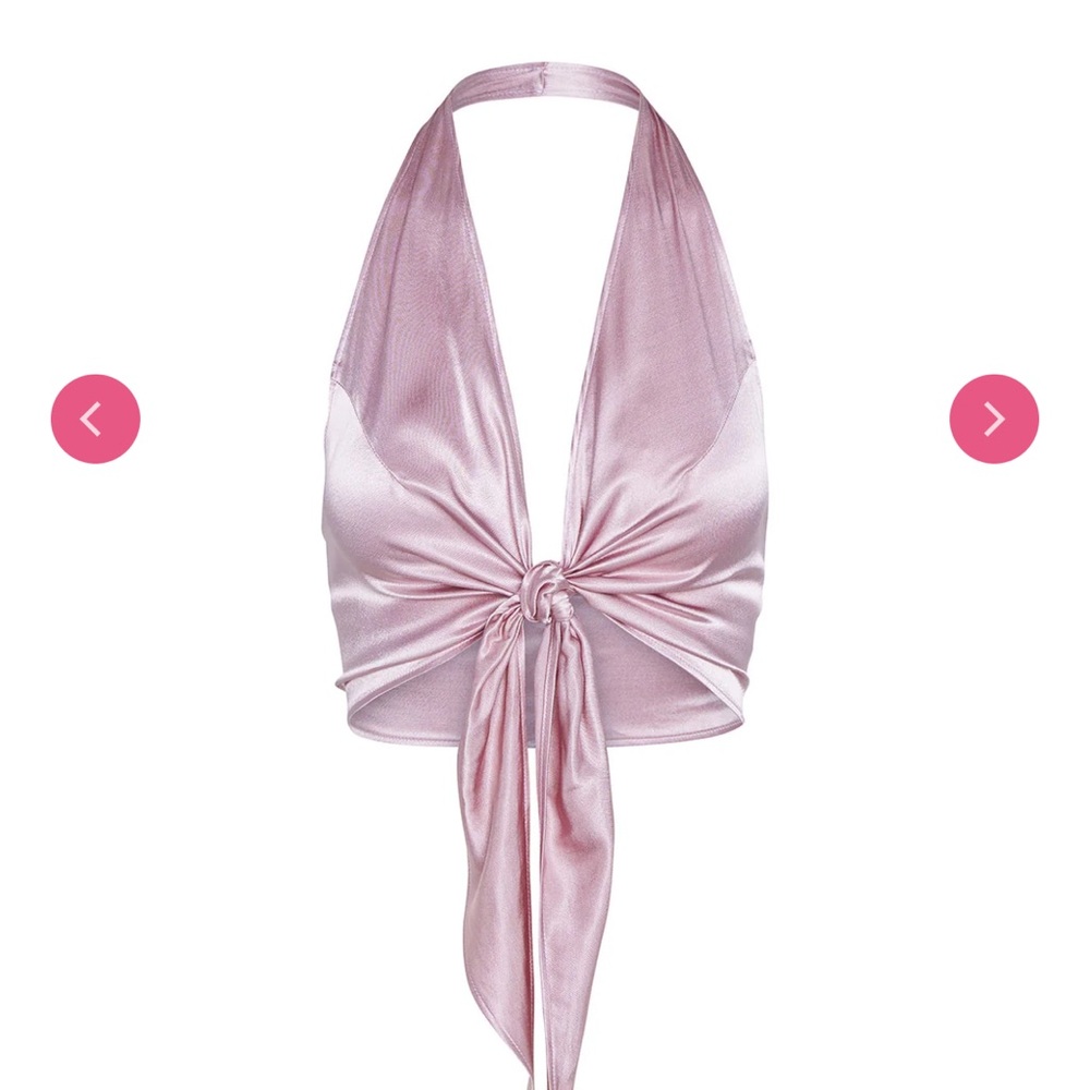 Rezek Studio lilac Satin Top